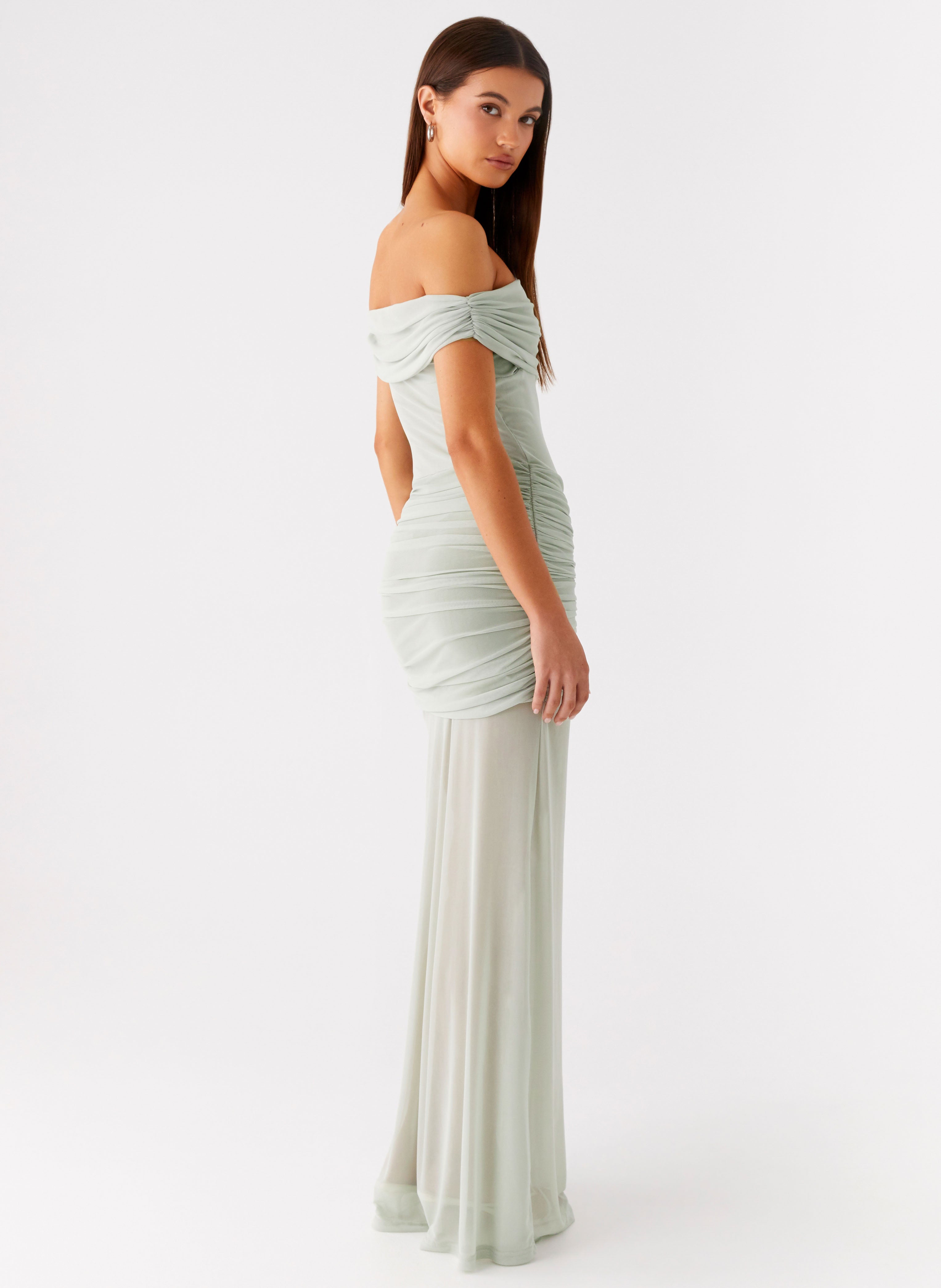 Eyllin Off Shoulder Maxi Dress