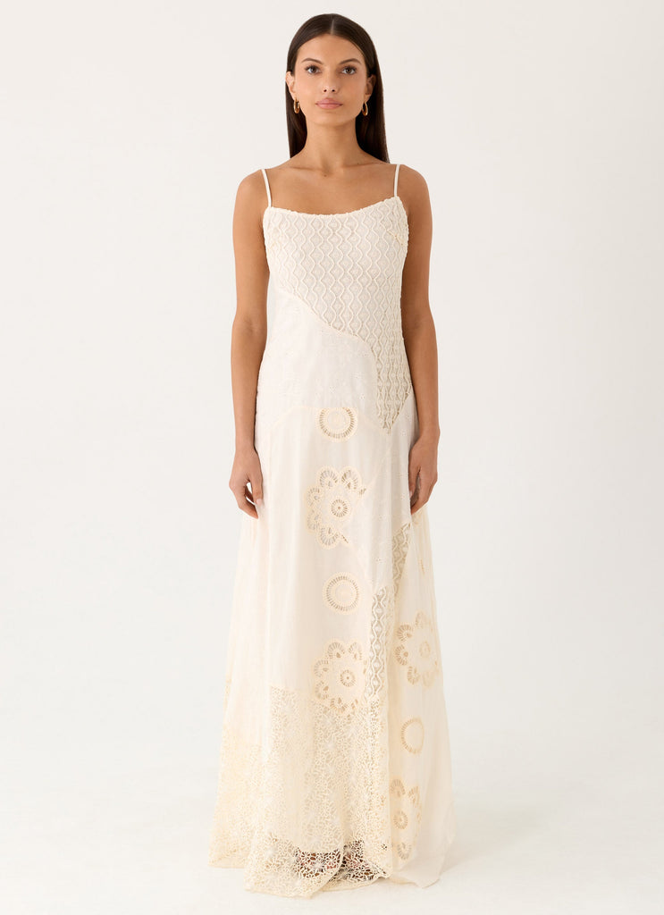 Fabienne Spliced Cotton Maxi Dress Fabienne Spliced Cotton Maxi Dress