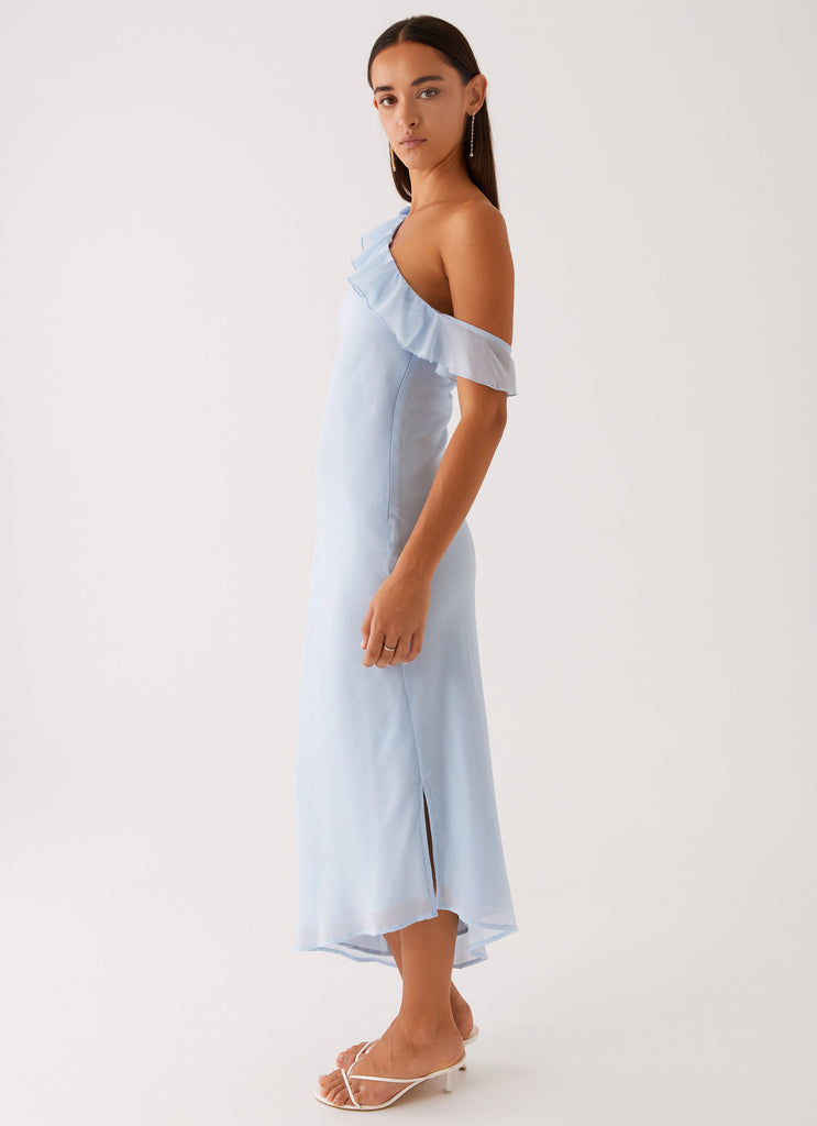 Faithful Midi Dress - Blue