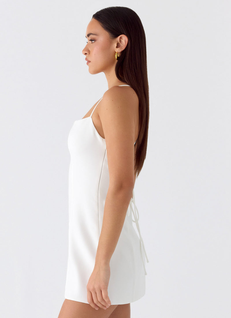 Famous Mini Dress - White