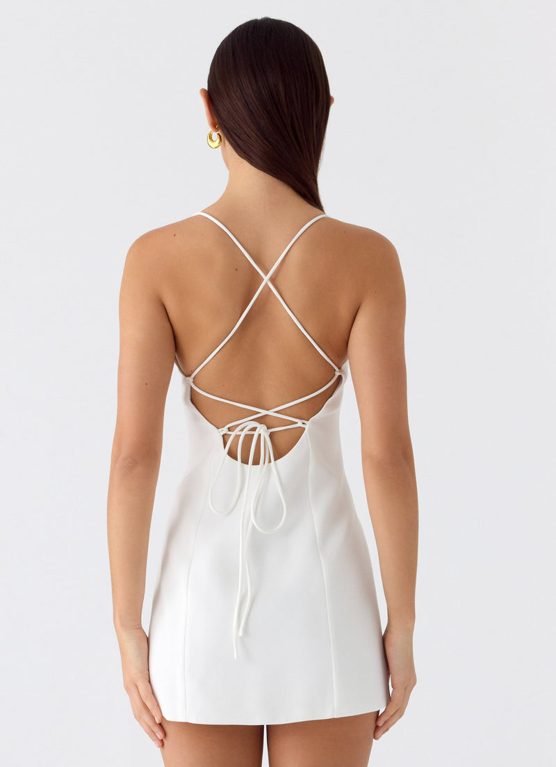 Famous Mini Dress - White