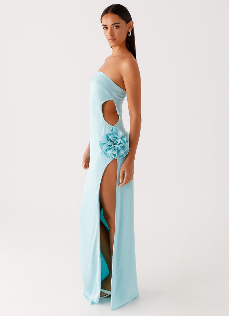Fenway Strapless Maxi Dress Mint 2 Peppermayo