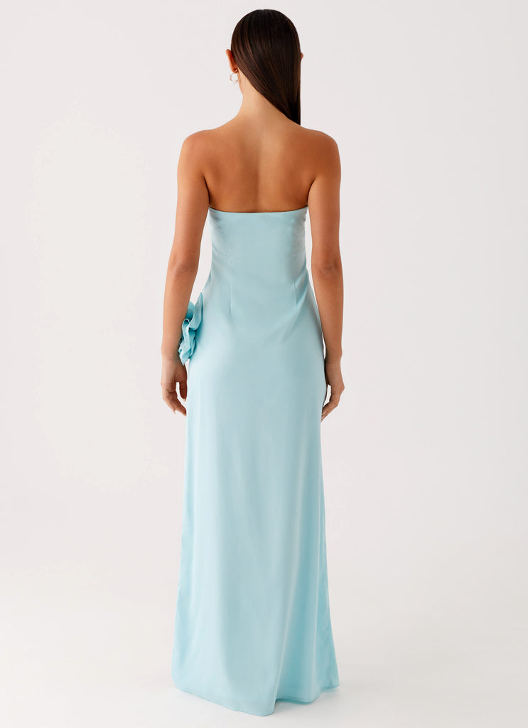 Fenway Strapless Maxi Dress Mint 3 Peppermayo
