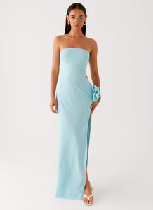Fenway Strapless Maxi Dress Mint 4 Peppermayo