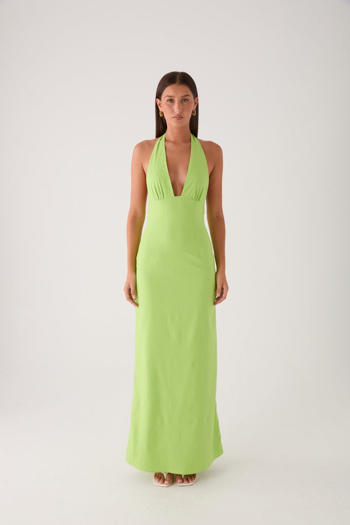Feyric Maxi Dress - Apple Green