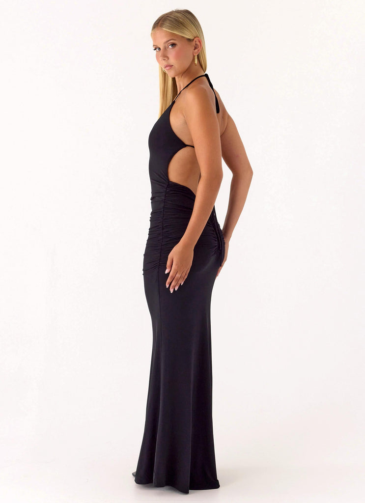 Fine By Me Maxi Dress - Black Black / US 14 Fine By Me Maxi Dress - Black Black / US 14