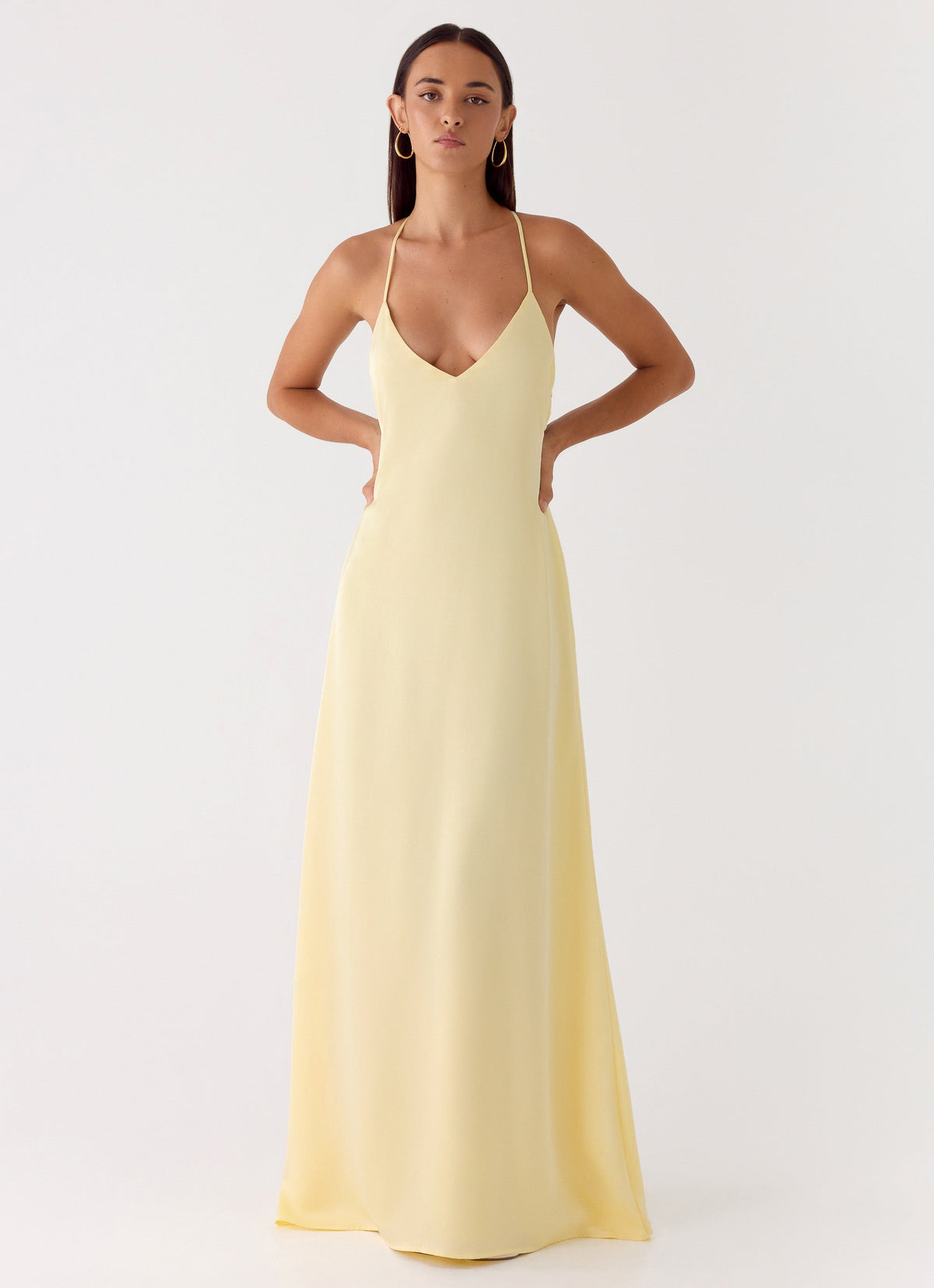 Rush Dress | Fine Line Maxi Dress