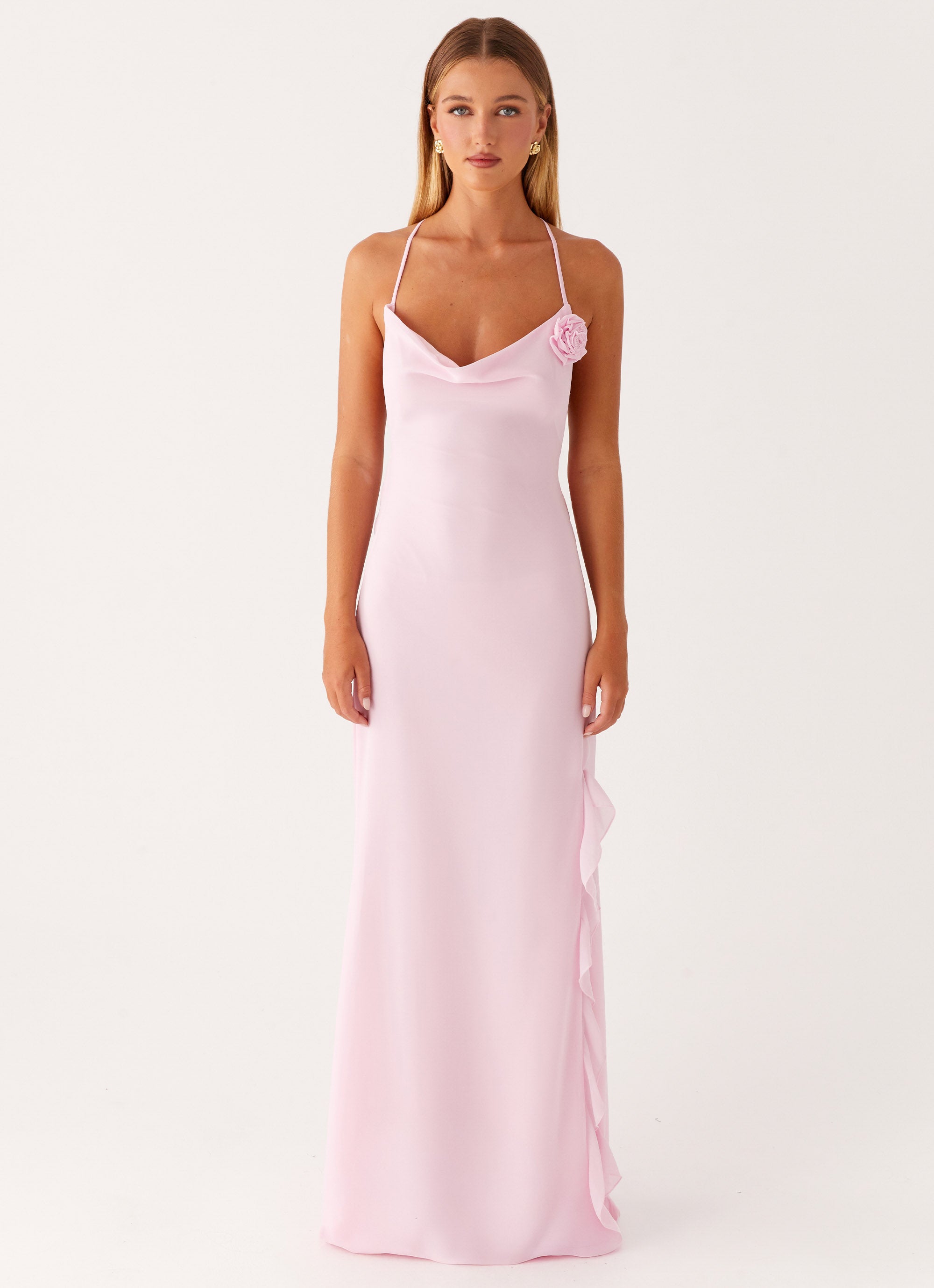 First Class Maxi Dress - Pink – Peppermayo US