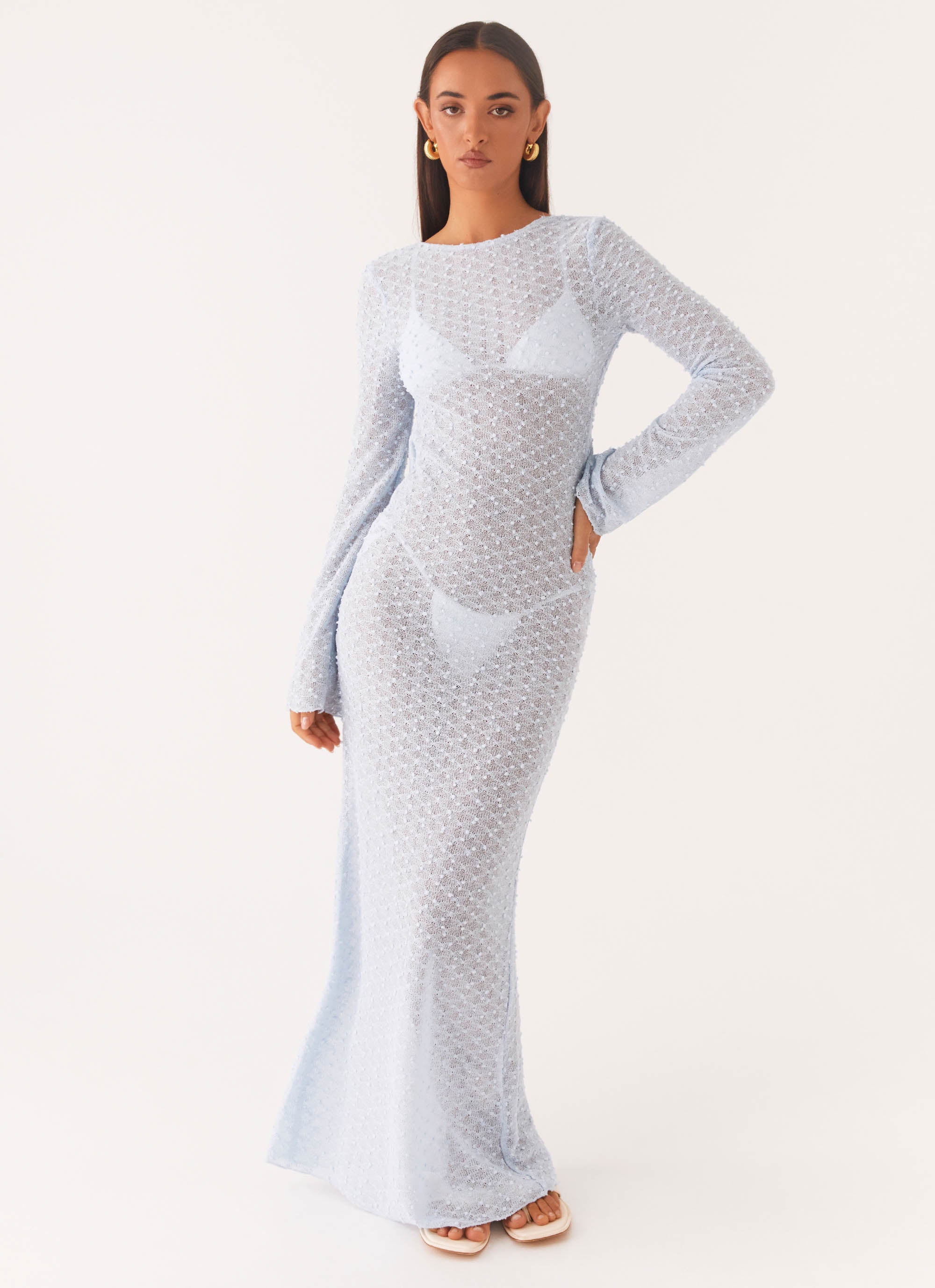 peppermayo knit dress Pina Colada Knit Maxi Dress
