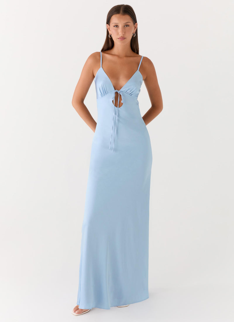 peppermayo prom dresses Musa Maxi Dress elongated look. Formal Maxi Dresses - Peppermayo