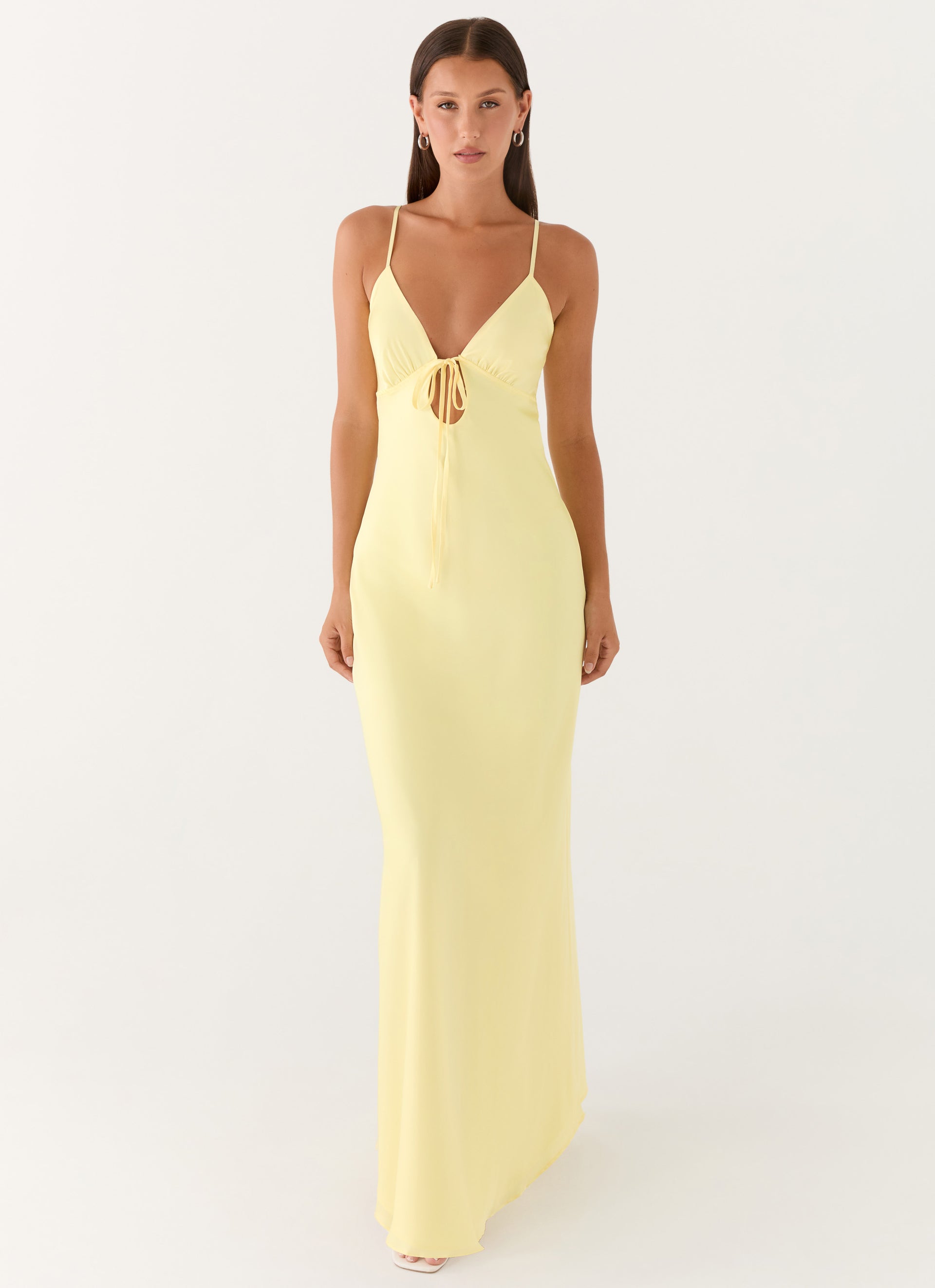 Rush Dress | Flora Satin Maxi Dress