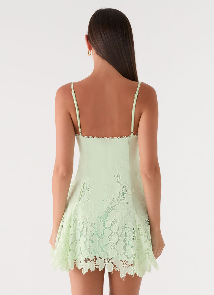 Florine Mini Dress - Pistachio Peppermayo US Florine Mini Dress - Pistachio Peppermayo US