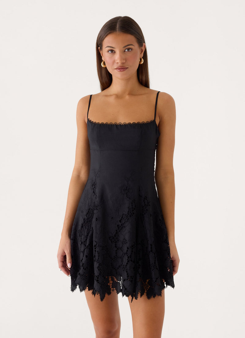 Florine Mini Dress - Black