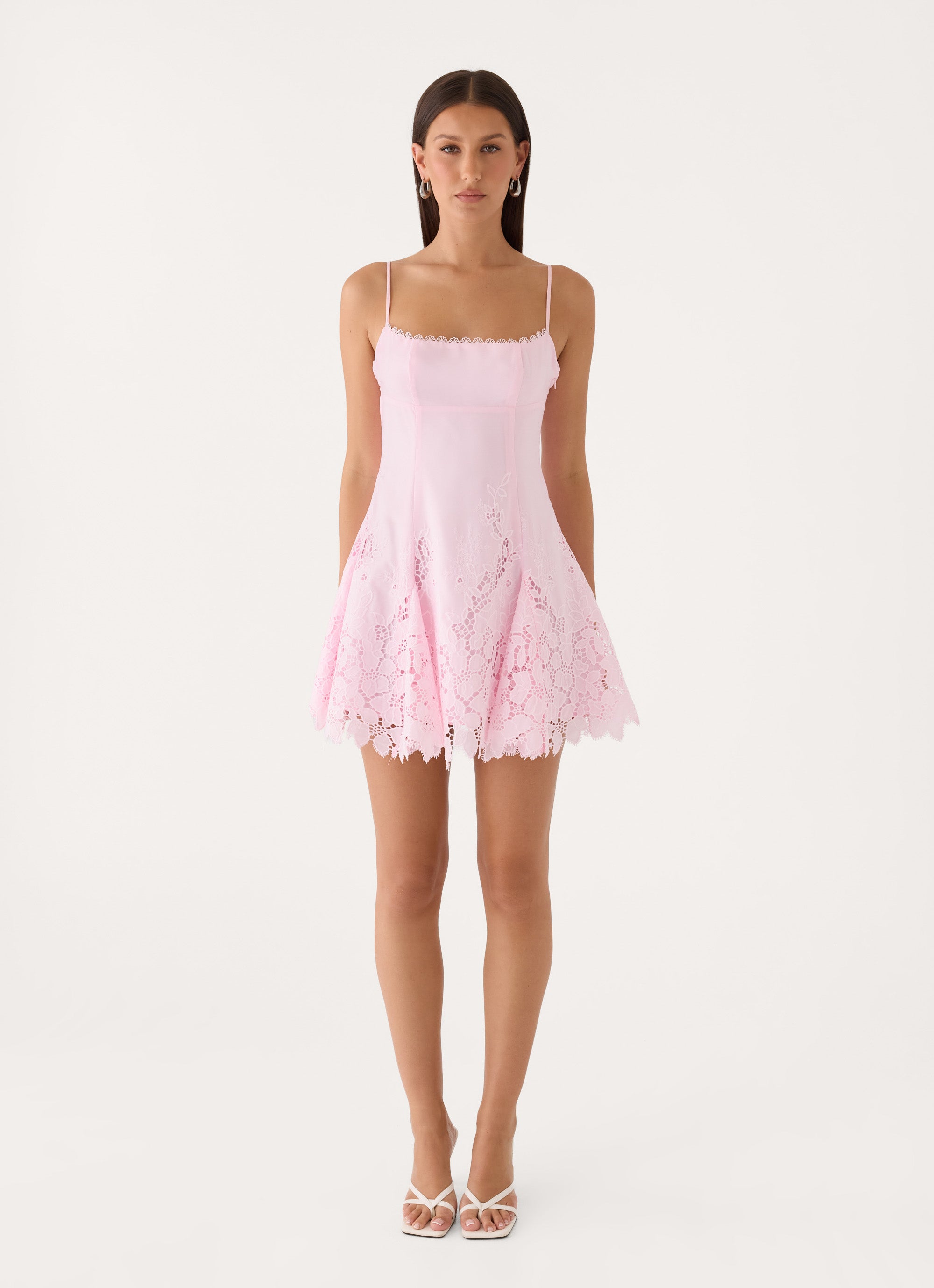Florine Mini Dress - Pink – Peppermayo US
