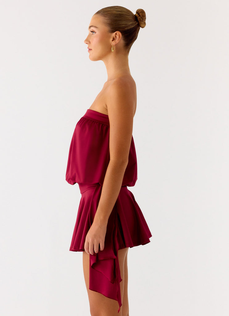 Forever Young Mini Dress - Dark Cherry Dark Cherry / US 8 Forever Young Mini Dress - Dark Cherry Dark Cherry / US 8