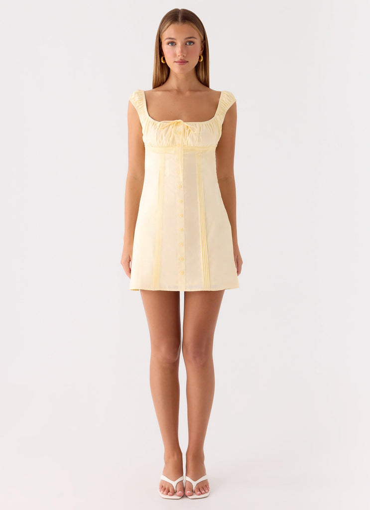 Fornarina Mini Dress - Lemon โ Peppermayo US