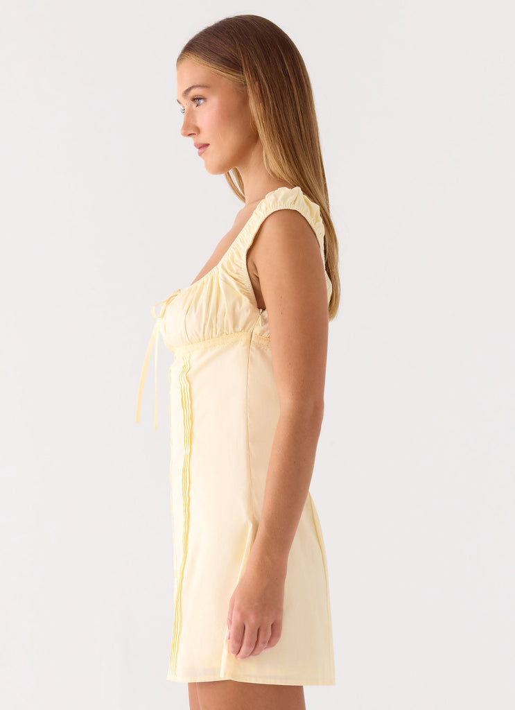 Fornarina Mini Dress - Lemon โ Peppermayo US
