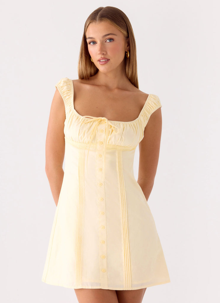 Fornarina Mini Dress - Lemon โ Peppermayo US
