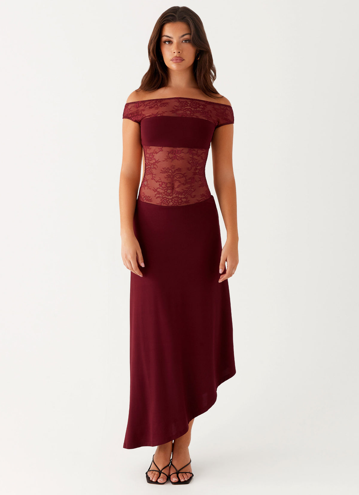 Francoise Lace Midi Dress