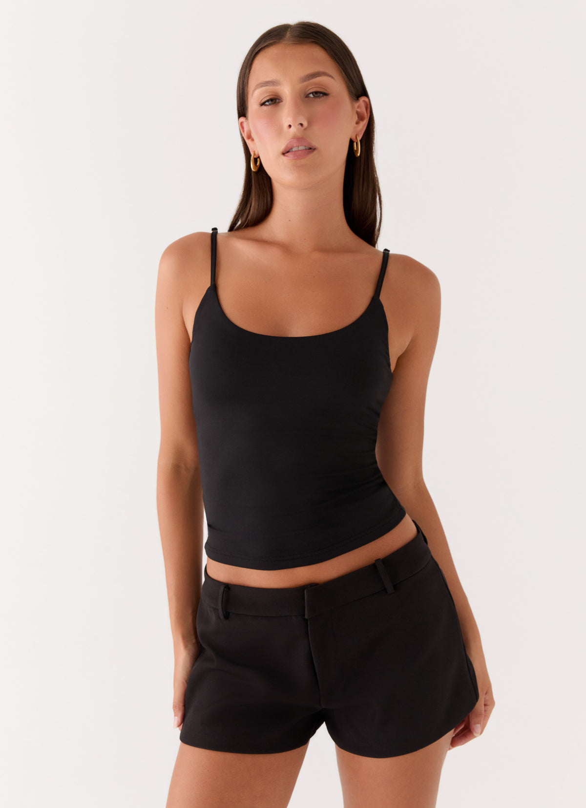 black dress shorts women's self-portrait - Satin Offering Both Comfort And a Polished Look Bermuda Shorts - Black