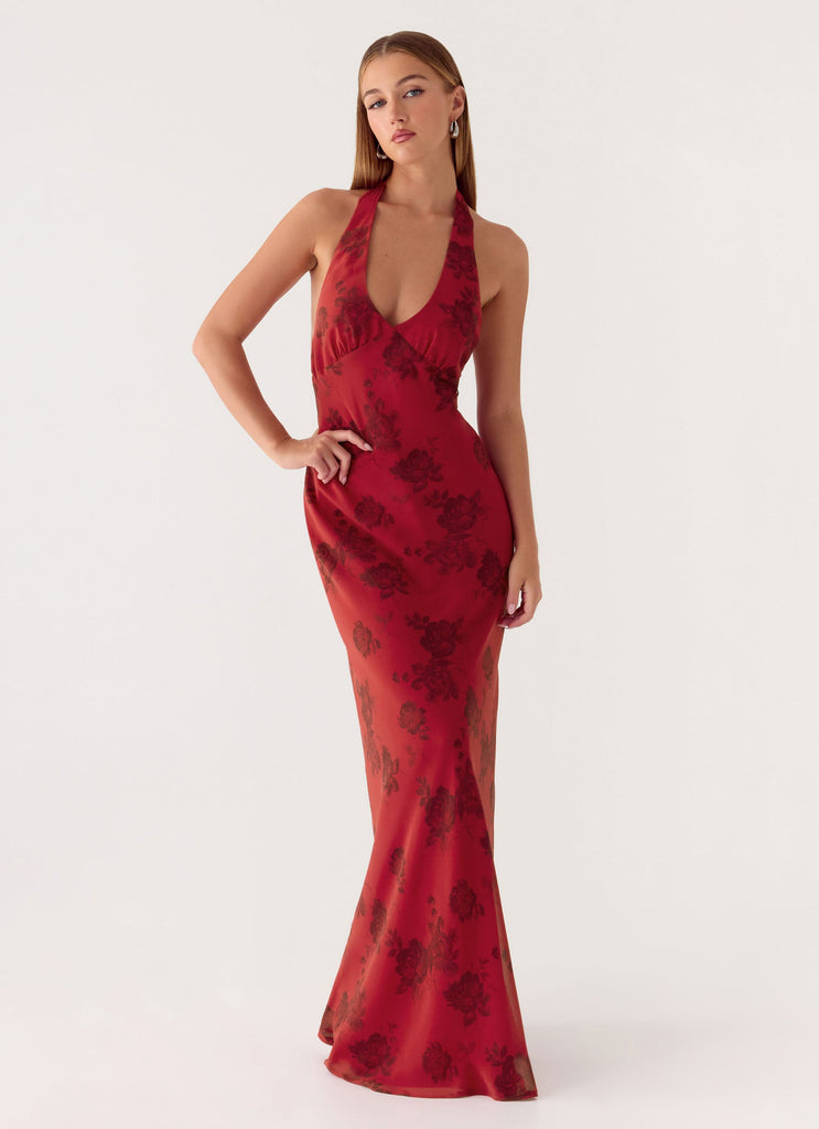 bridesmaid satin dresses Freja Maxi Dress