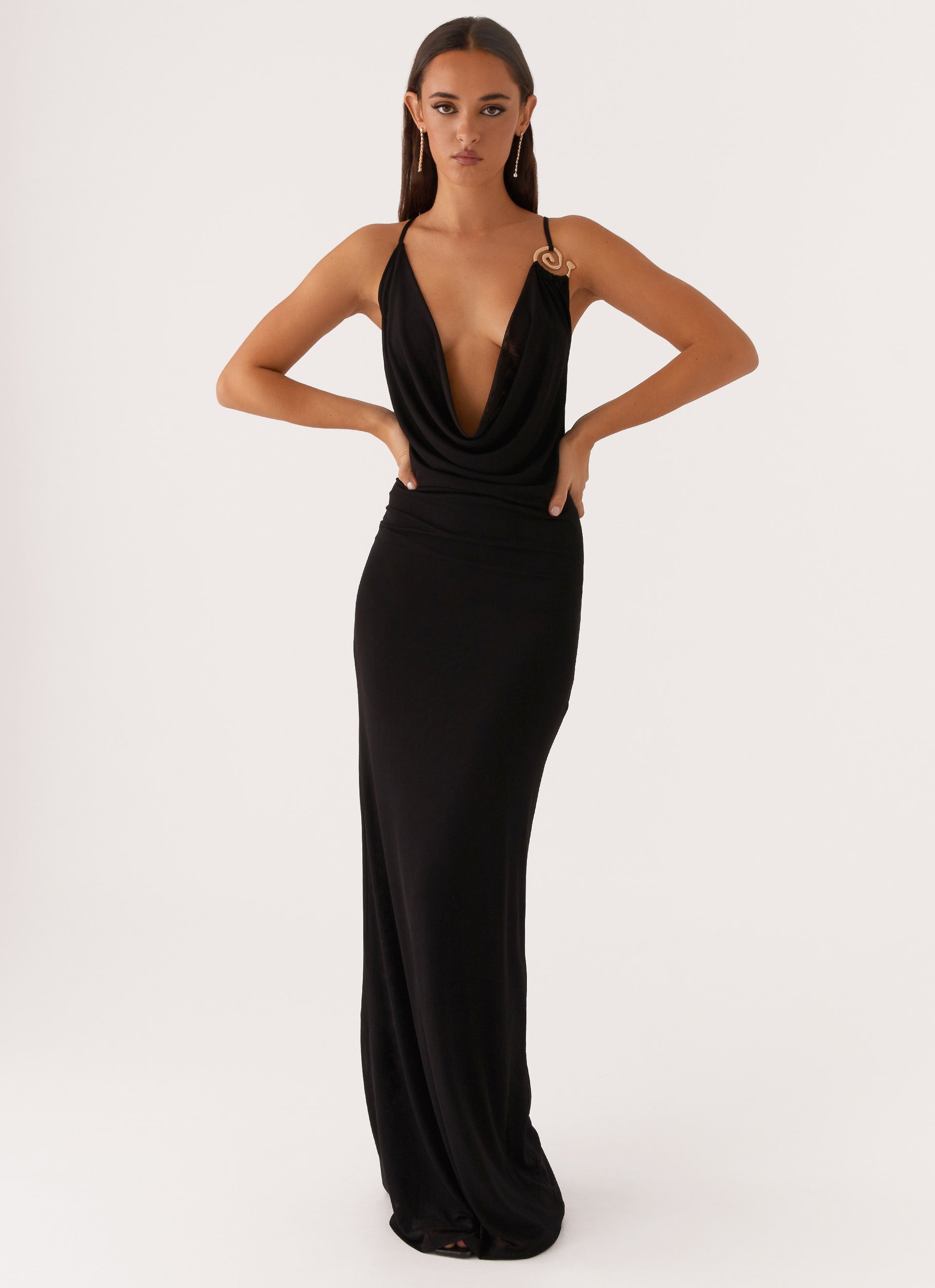 black maxi dress gameday Game Player - Timeless black maxi dress Shop Baby Girl Dress Width:EE - Standard D Width Fit + 9mm Foot Contour week4523_20231105