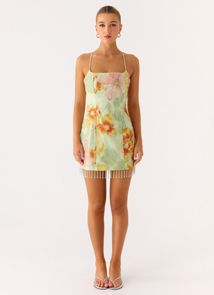 grasby mini dress Gracie Strapless Cotton Mini Dress - Heather Grey