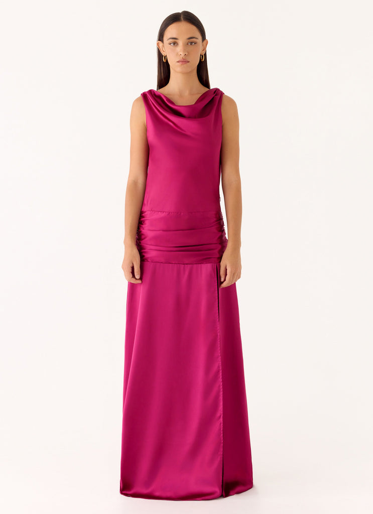 Generation Maxi Dress - Fuchsia Peppermayo US Generation Maxi Dress - Fuchsia Peppermayo US