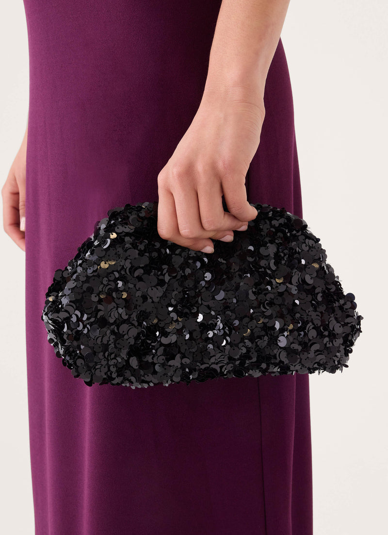 Genevieve Clutch Bag - Black
