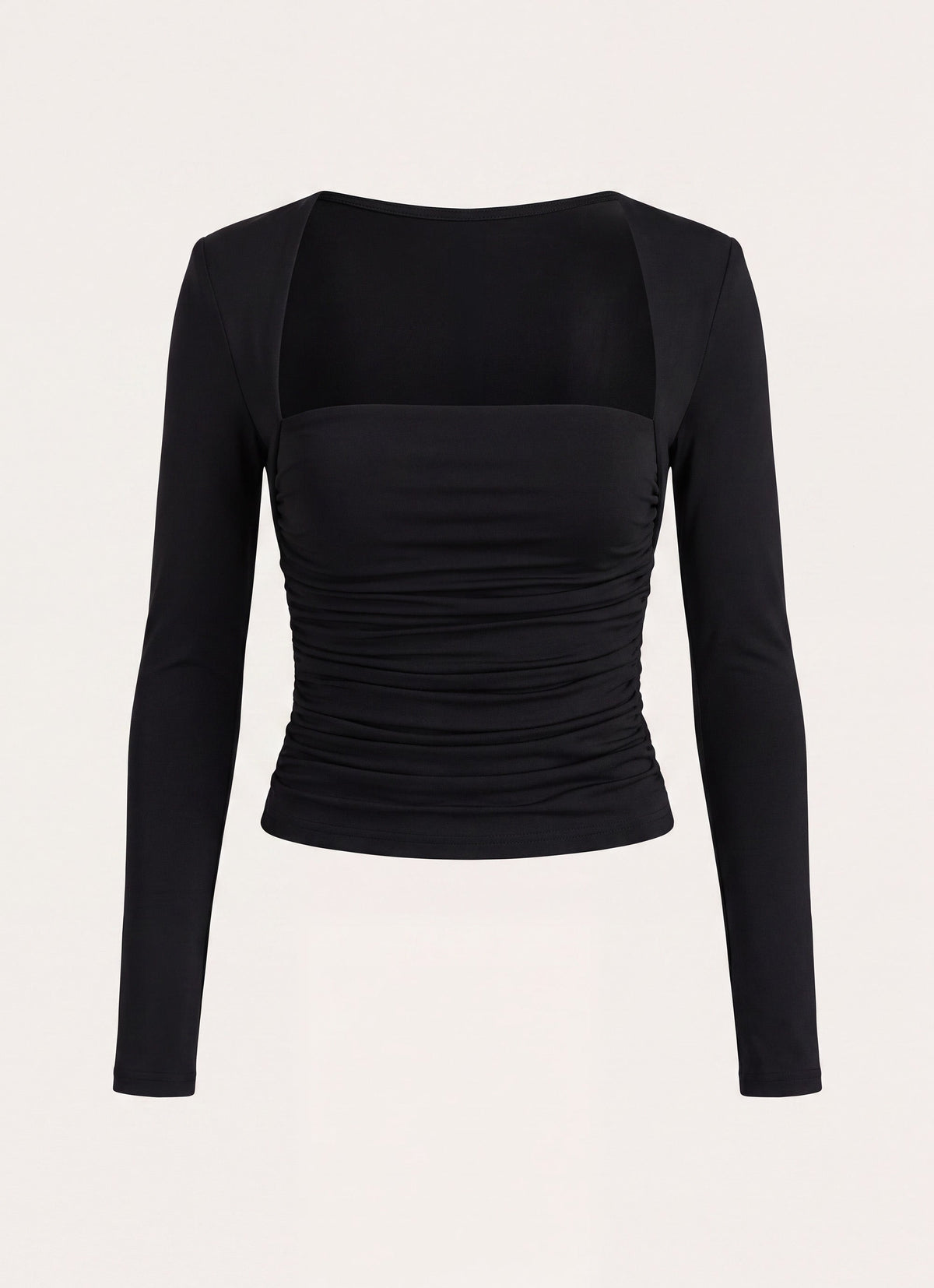 Georgia Long Sleeve Top - Black