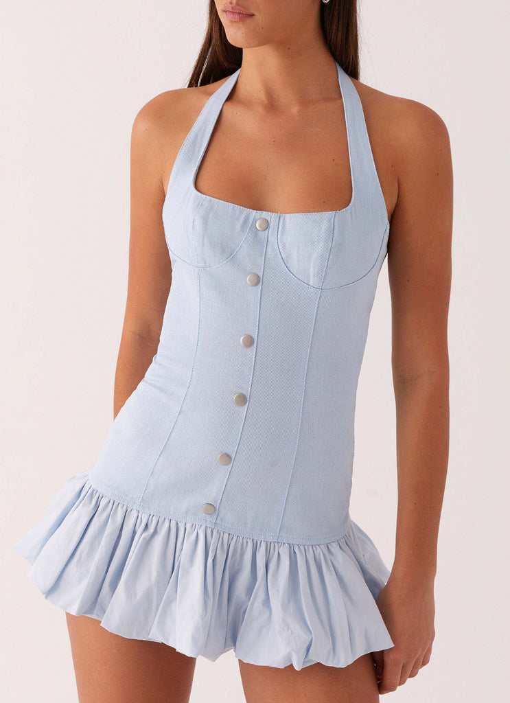 crinkle gauze denim mini dress GAP Crinkle Gauze Denim Mini Dress XL - New With Tags (orig. $70)