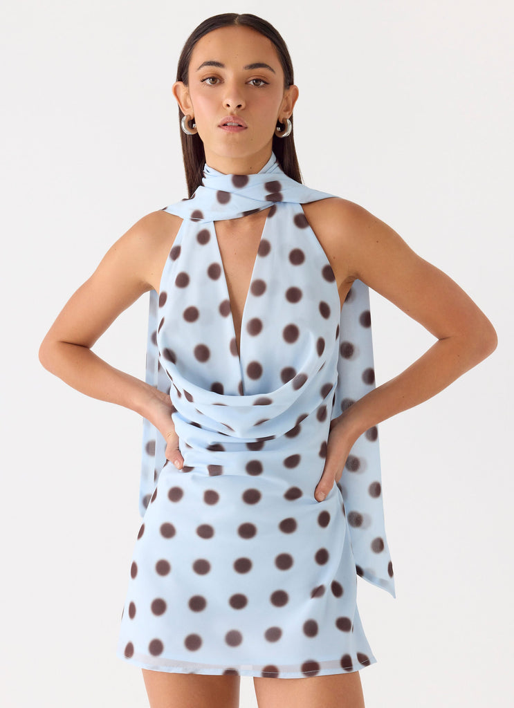 the dawning mini dress mocha Superdown Aura Mini Dress