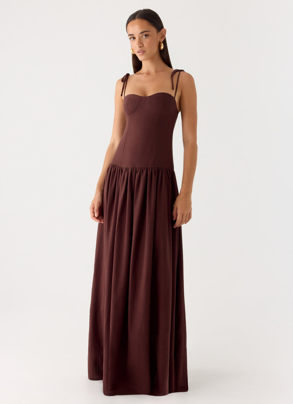 Giovanna Linen Maxi Dress