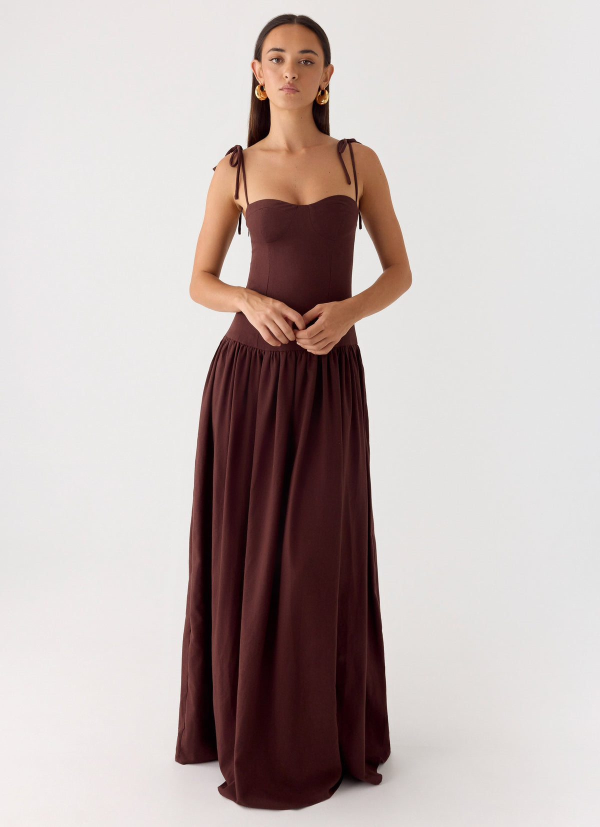 Giovanna Linen Maxi Dress