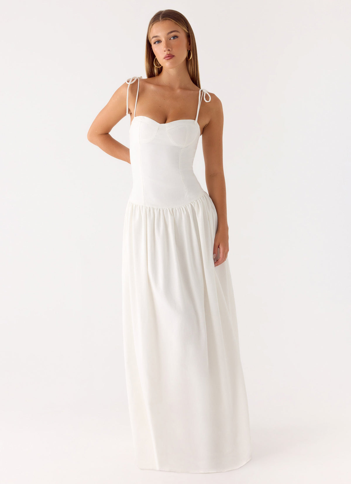 Giovanna Linen Maxi Dress