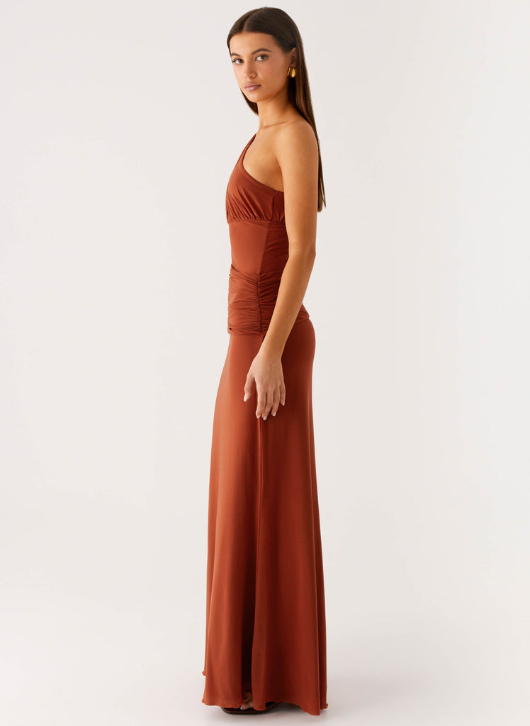 Glimmer Maxi Dress - Rust Peppermayo US Glimmer Maxi Dress - Rust Peppermayo US