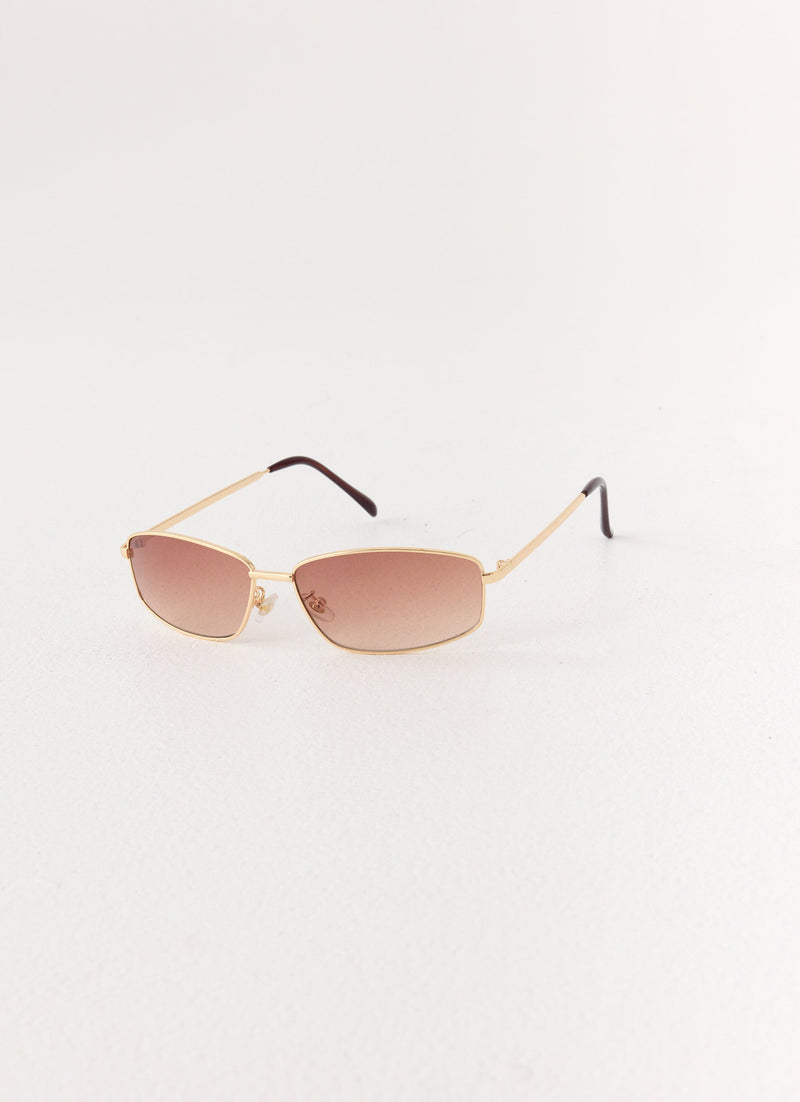 Golden Glow Sunglasses - Gold