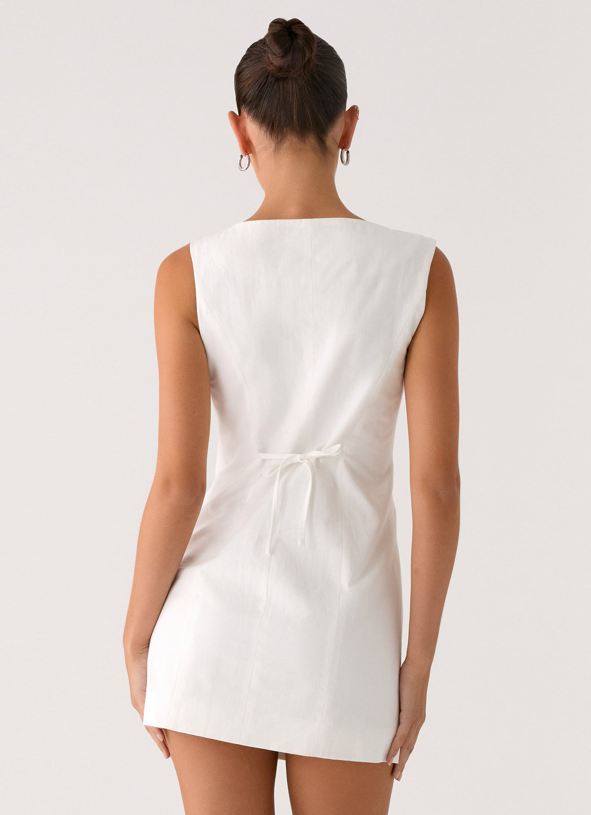 Golden Touch Cotton Mini Dress
