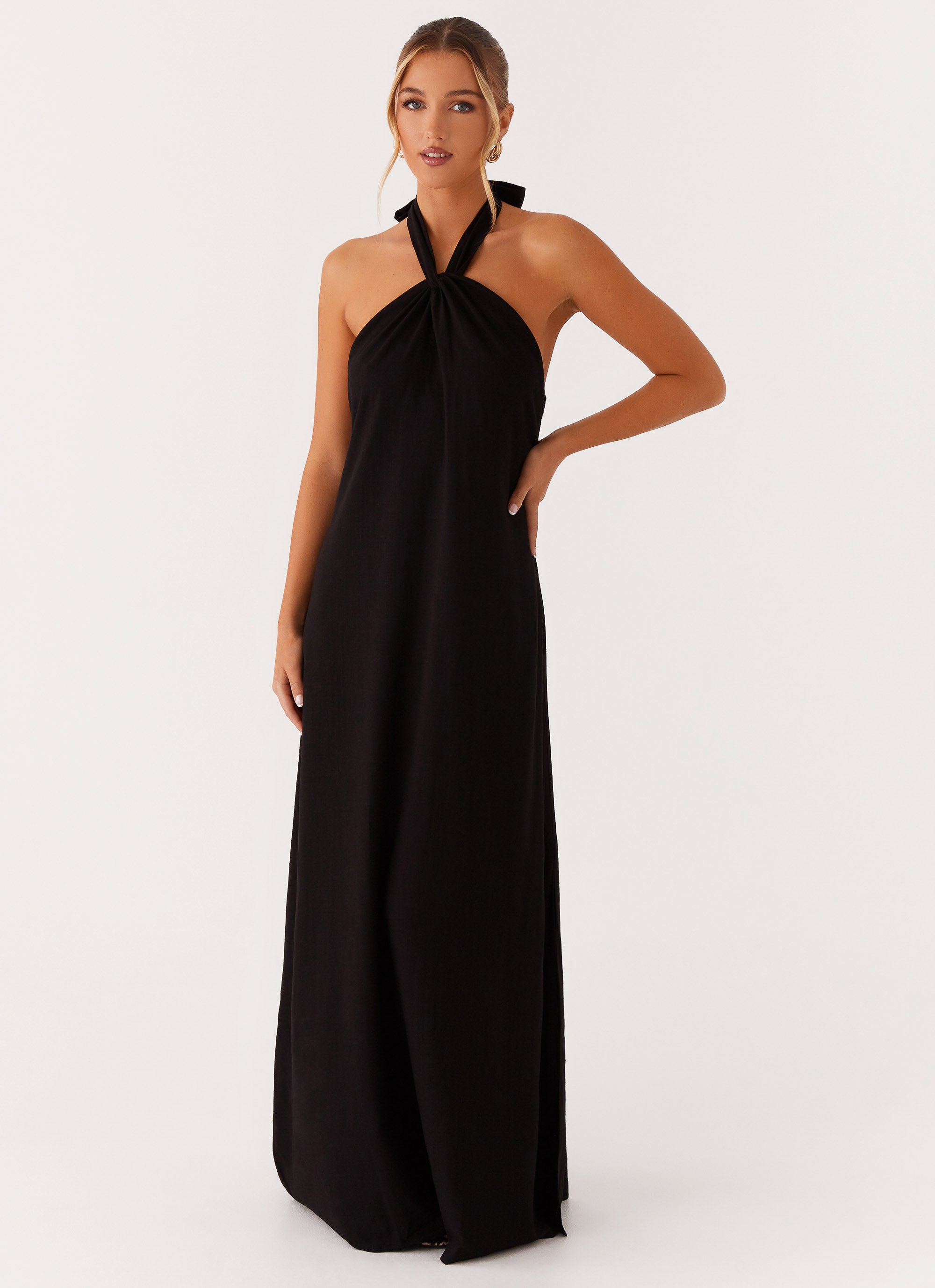 Golden Child Linen Maxi Dress