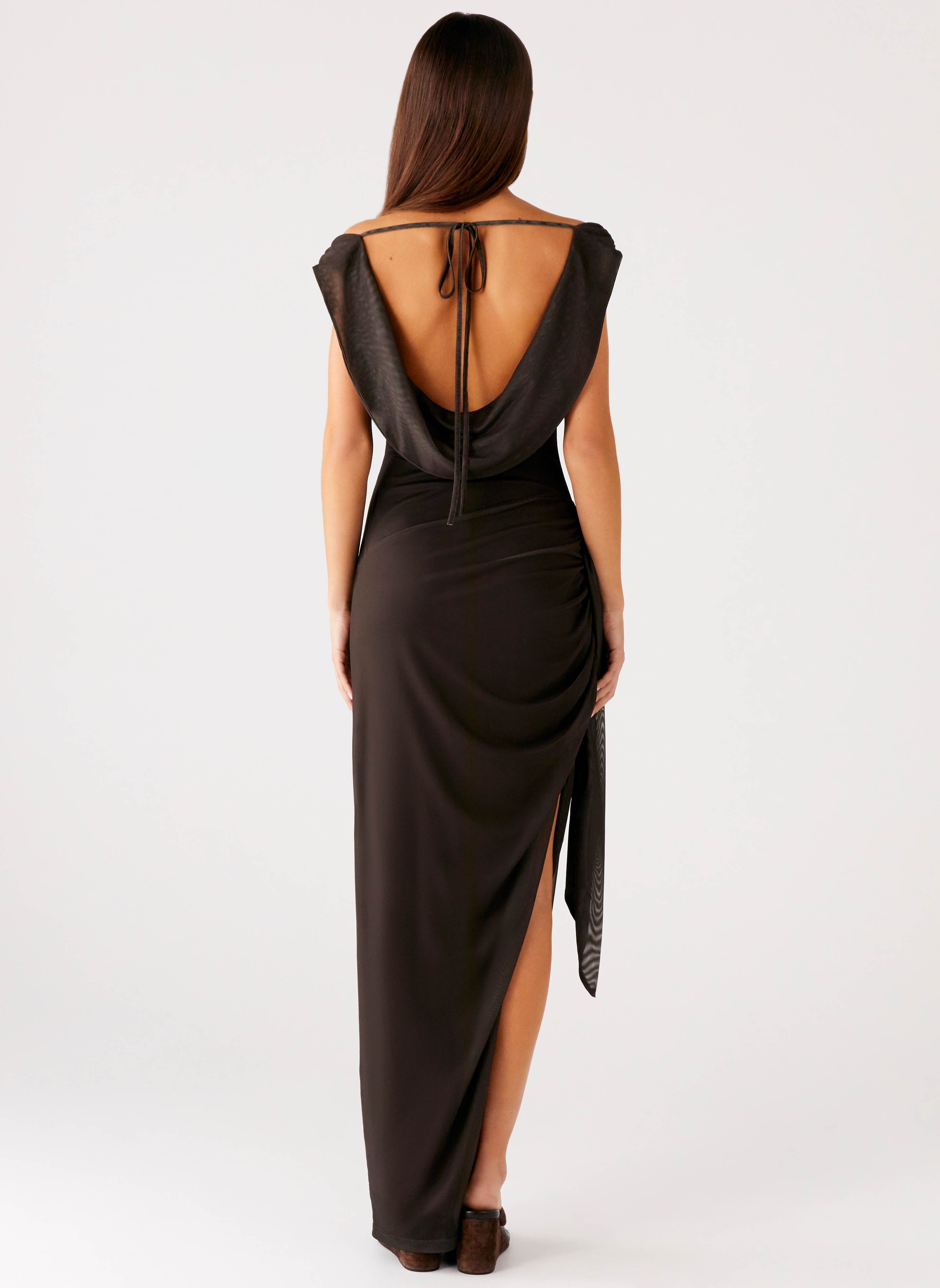 fortune maxi dress Neon Mirage Maxi Dress Multi Color Rhinestone Halter Bodycon Gown Purple / L