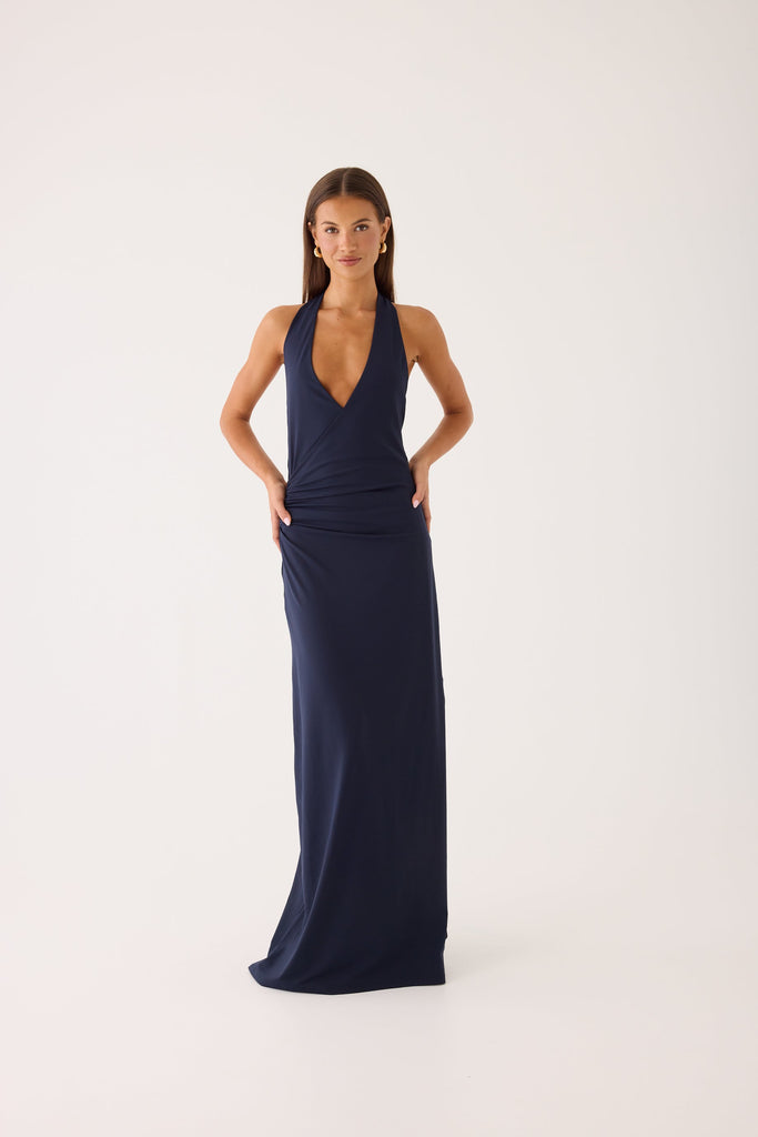 Good Riddance Maxi Dress - Deep Ocean Peppermayo US Good Riddance Maxi Dress - Deep Ocean Peppermayo US