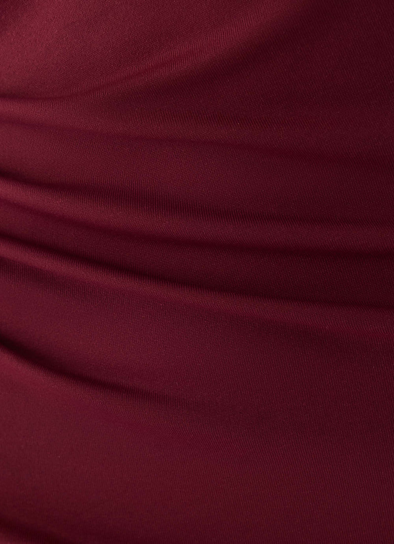 Good Riddance Maxi Dress - Burgundy