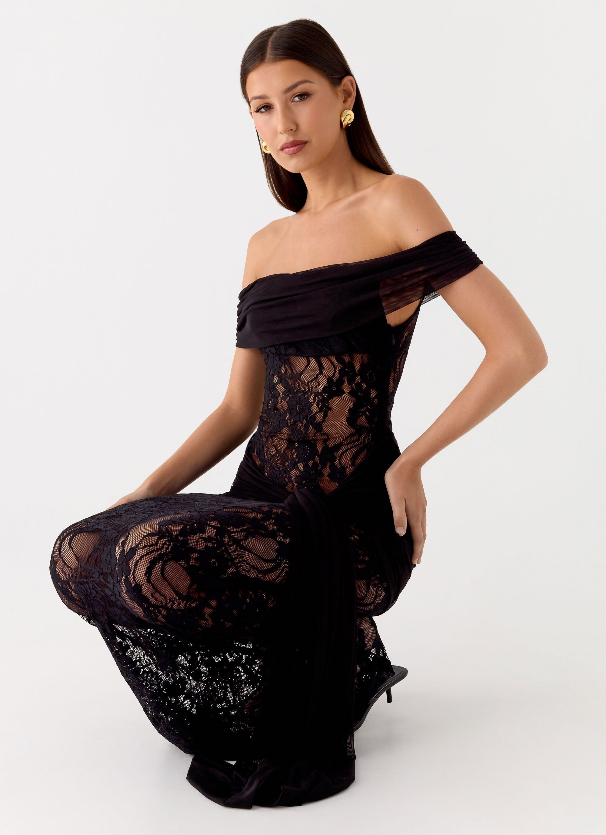 Gracie Twist Maxi Dress - Black Black / US 2 Gracie Twist Maxi Dress - Black Black / US 2