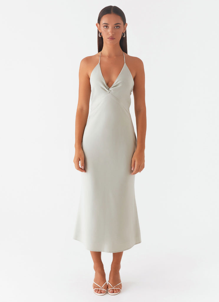High Note Midi Dress - Sage Peppermayo US High Note Midi Dress - Sage Peppermayo US