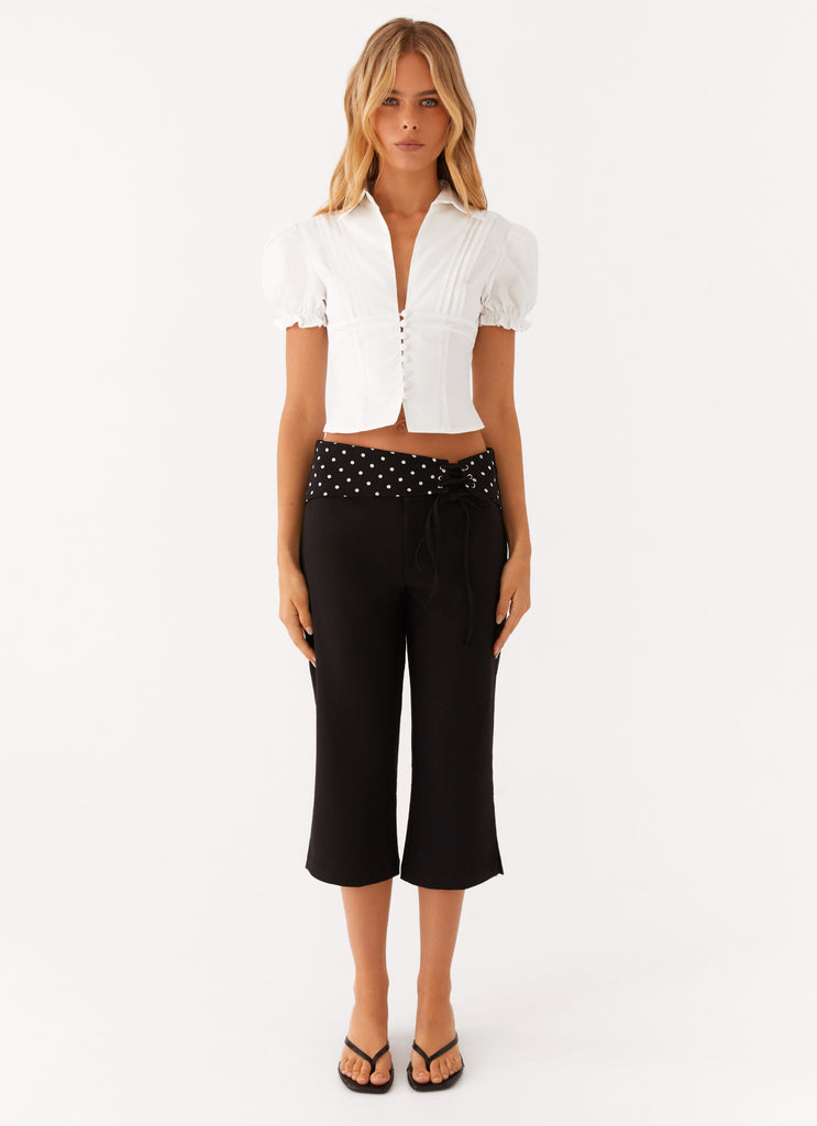 Hadid Capri Pants - Black