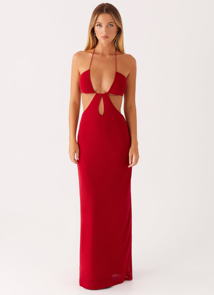 Hallie Maxi Dress - Red