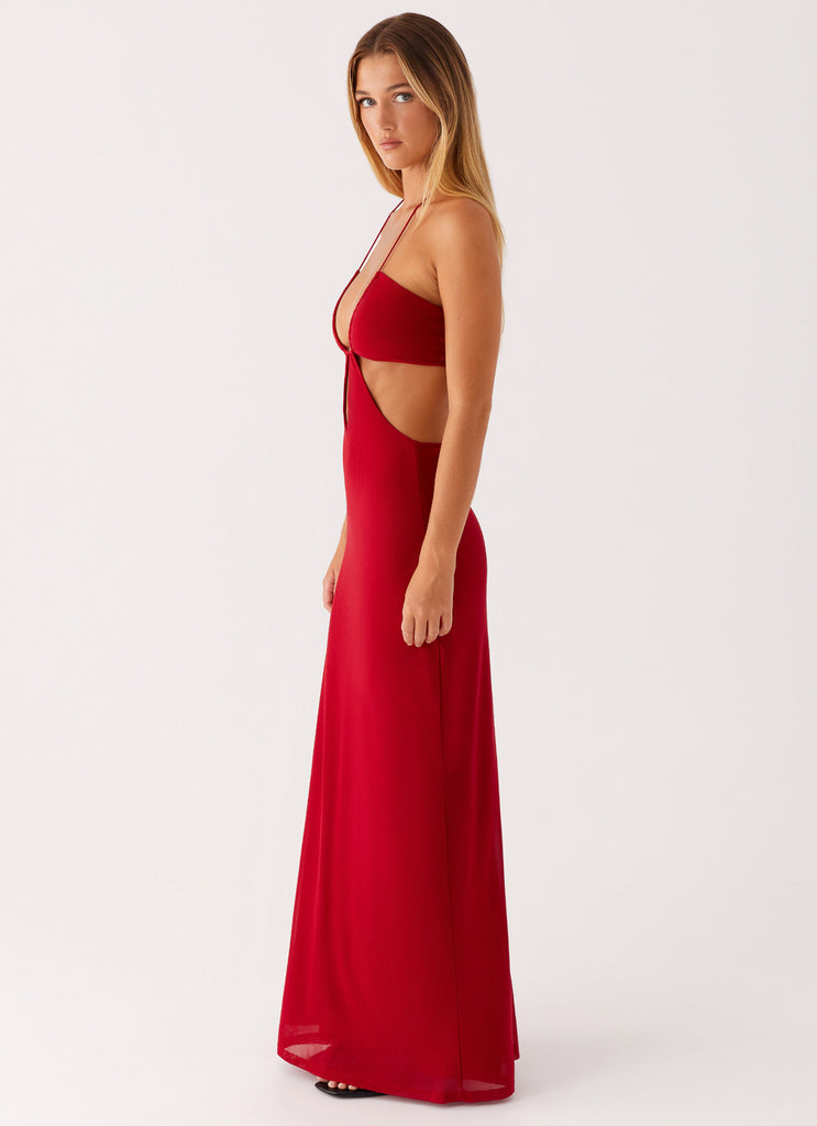 Hallie Maxi Dress - Red