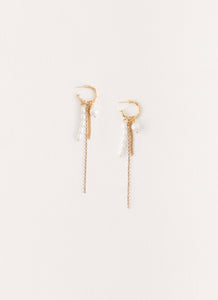 Halo Hoop Earrings - Gold