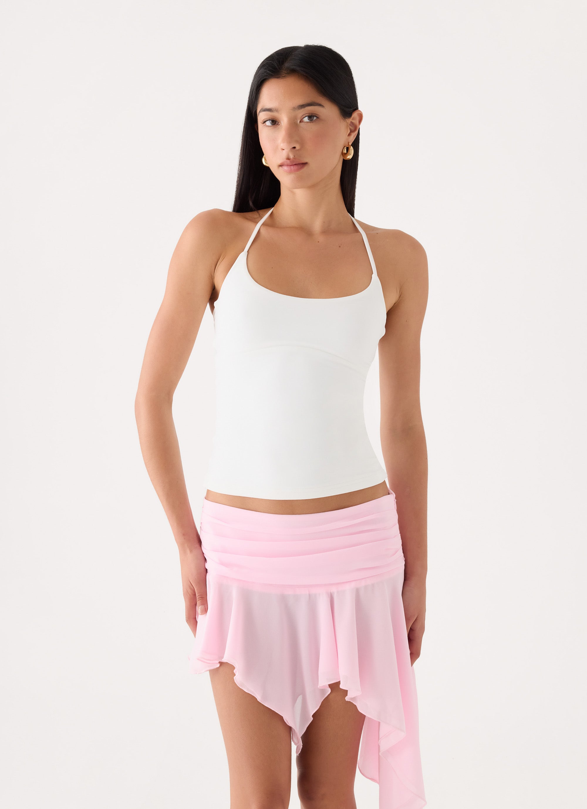 Halstana Mini Skirt - Pink – Peppermayo US