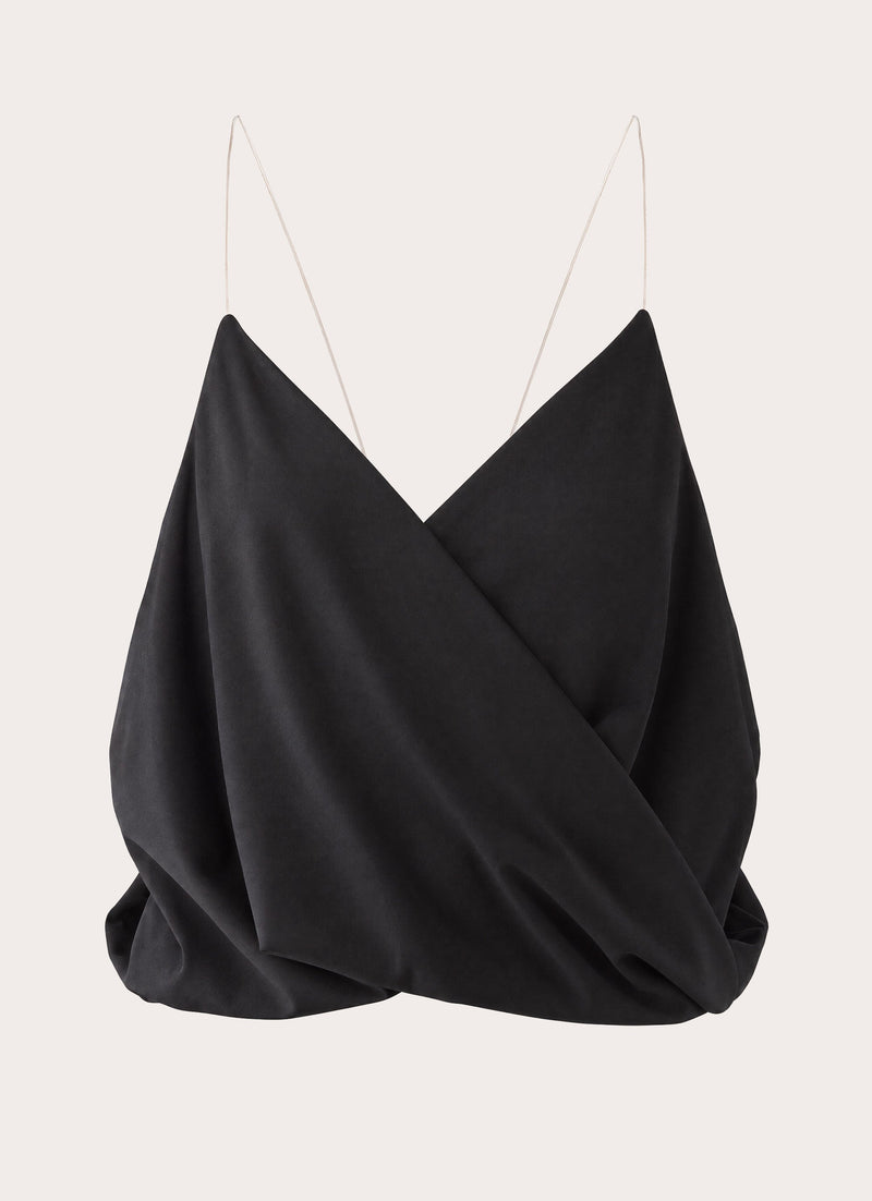 Harlow Invisible Strap Top - Black